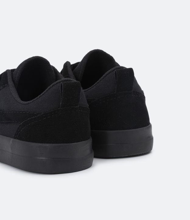 Tênis Infantil Monocolor com Tira de Velcro - Tam 28 ao 37 Preto 4