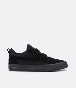 Tênis Infantil Monocolor com Tira de Velcro - Tam 28 ao 37