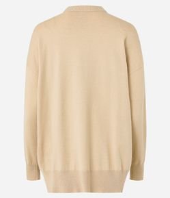 Cardigan Básico em Tricô Leve