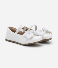 Sapatilha Infantil com Laço e Elástico - Tam 20 ao 27