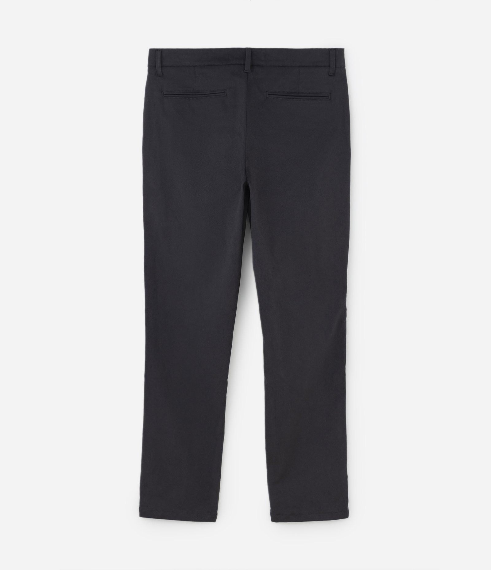 Calça Slim Alfaiatada em Sarja com Bolsos Cinza Chumbo 2