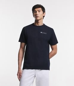 Camiseta em Algodão com Lettering Free Spirit em Relevo