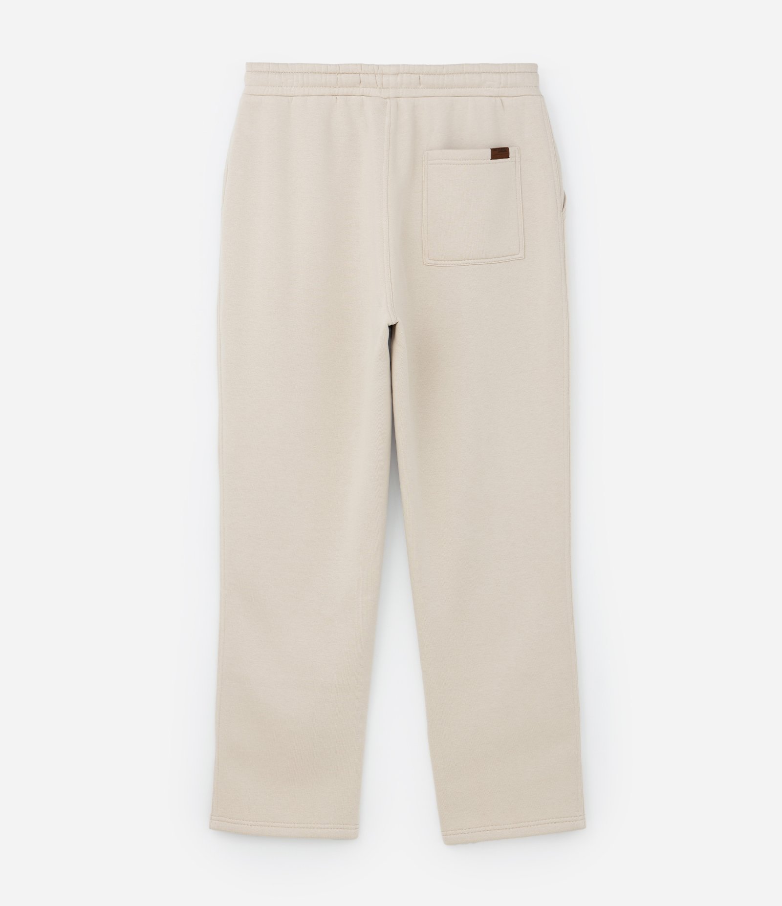 Calça Reta em Moletom com Bolsos e Amarração no Cós Off White 8