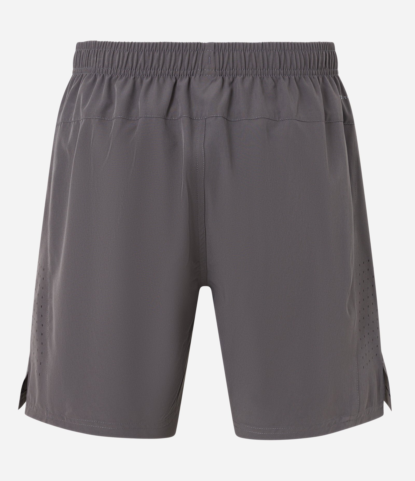 Bermuda Esportiva com Laser Cut e Bolsos com Zíper Cinza 7