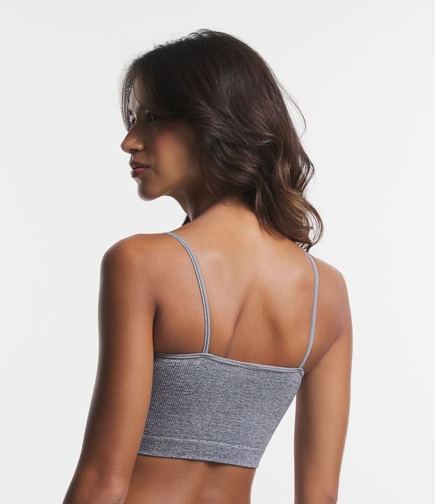 Top bralette de poliamida