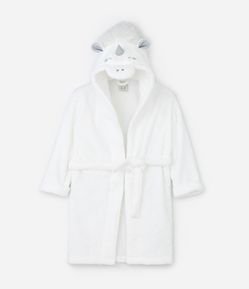 Roupão Infantil com Touca de Unicórnio - Tam 3 ao 16 anos