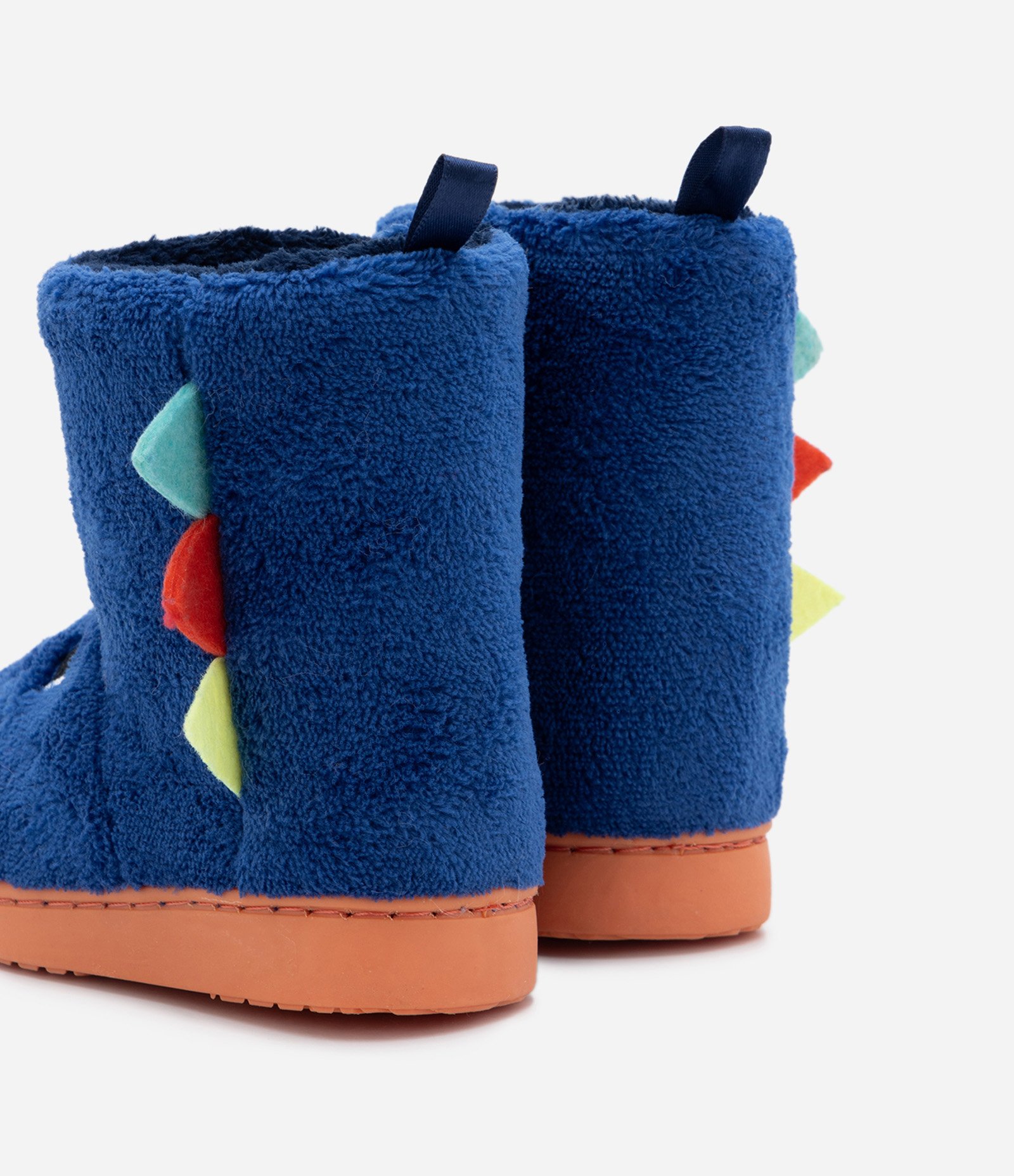 Pantufa Bota Infantil com Bordado de Tubarão - Tam 19 ao 28 Azul 2