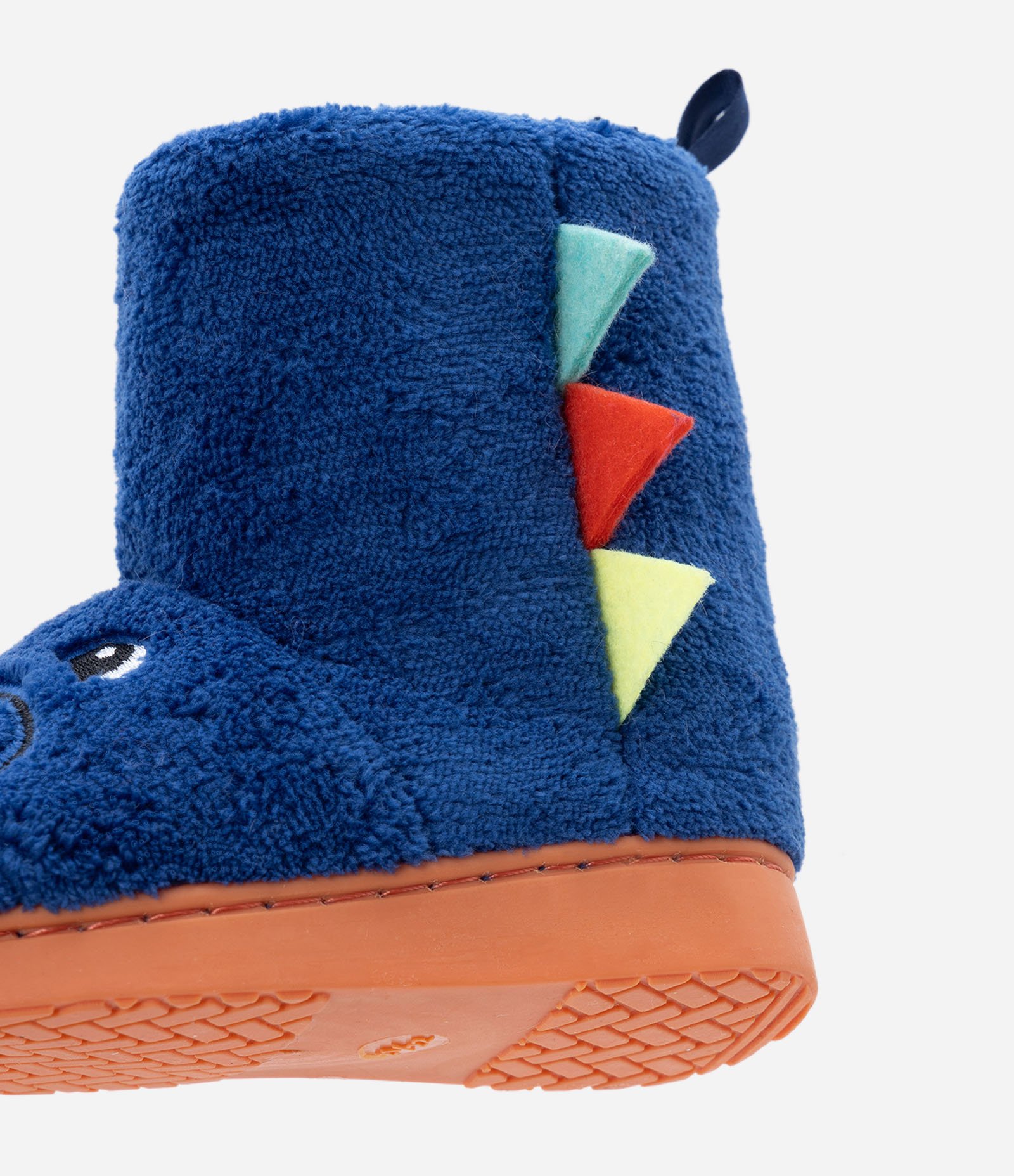 Pantufa Bota Infantil com Bordado de Tubarão - Tam 19 ao 28 Azul 3