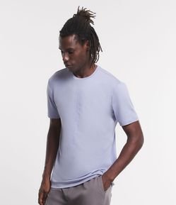 Camiseta Esportiva Tecnologia Dry com Lettering Refletivo Stay Active