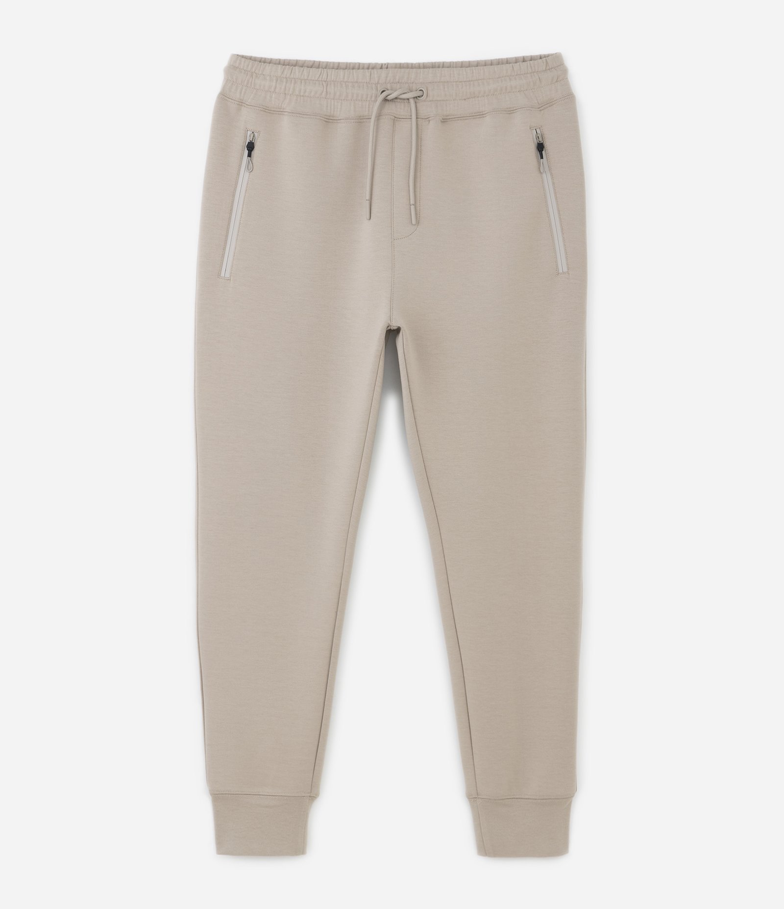 Calça Jogger Esportiva em Moletom Tecnológico Bege 5