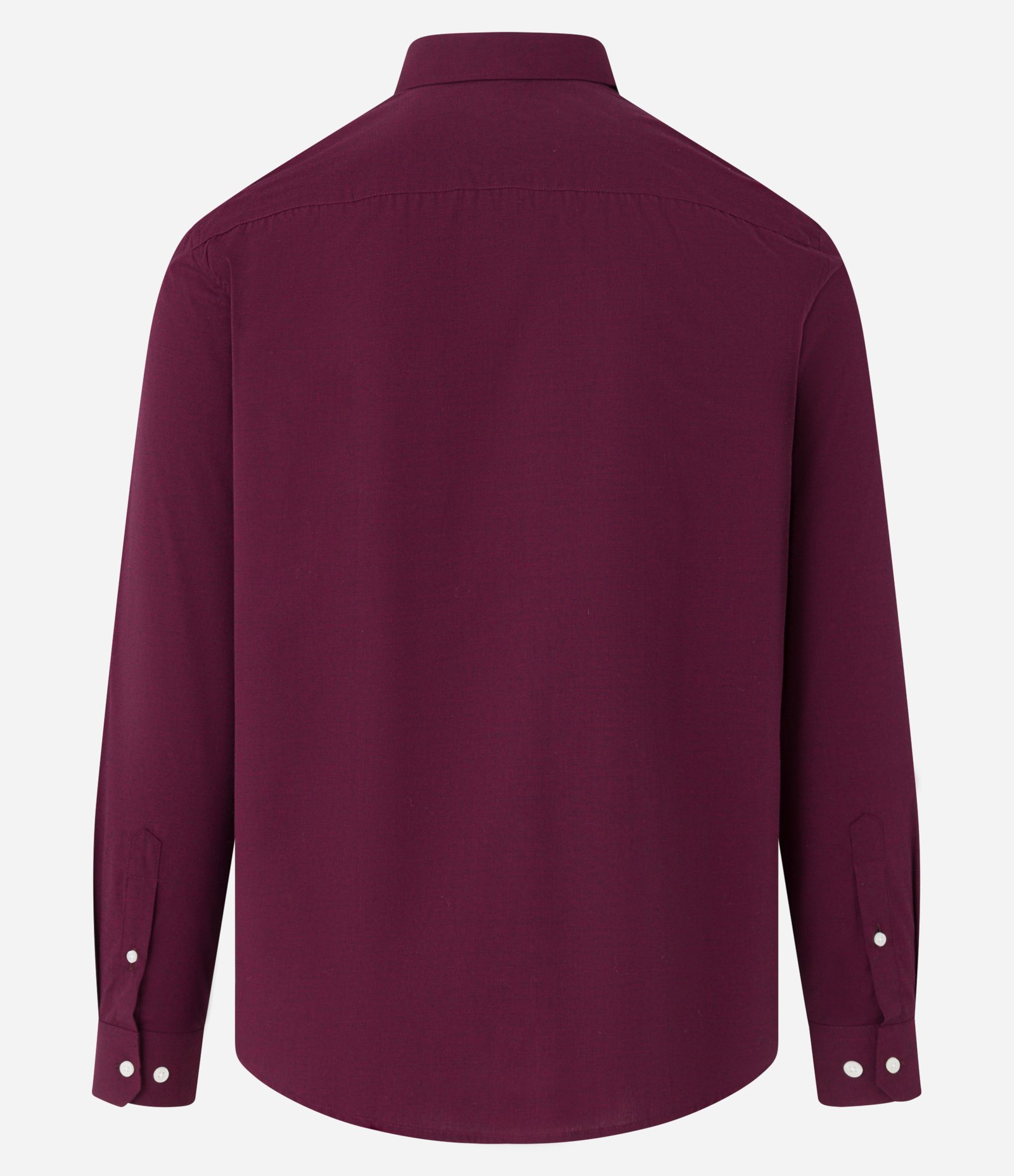 Camisa Regular Básica em Algodão com Fil a Fil Bordô 7