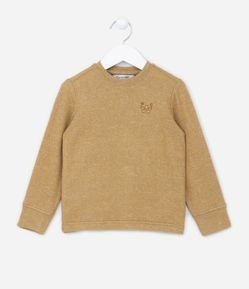 Blusão em Viscose Infantil com Bordado Delicado - Tam 1 a 4 anos