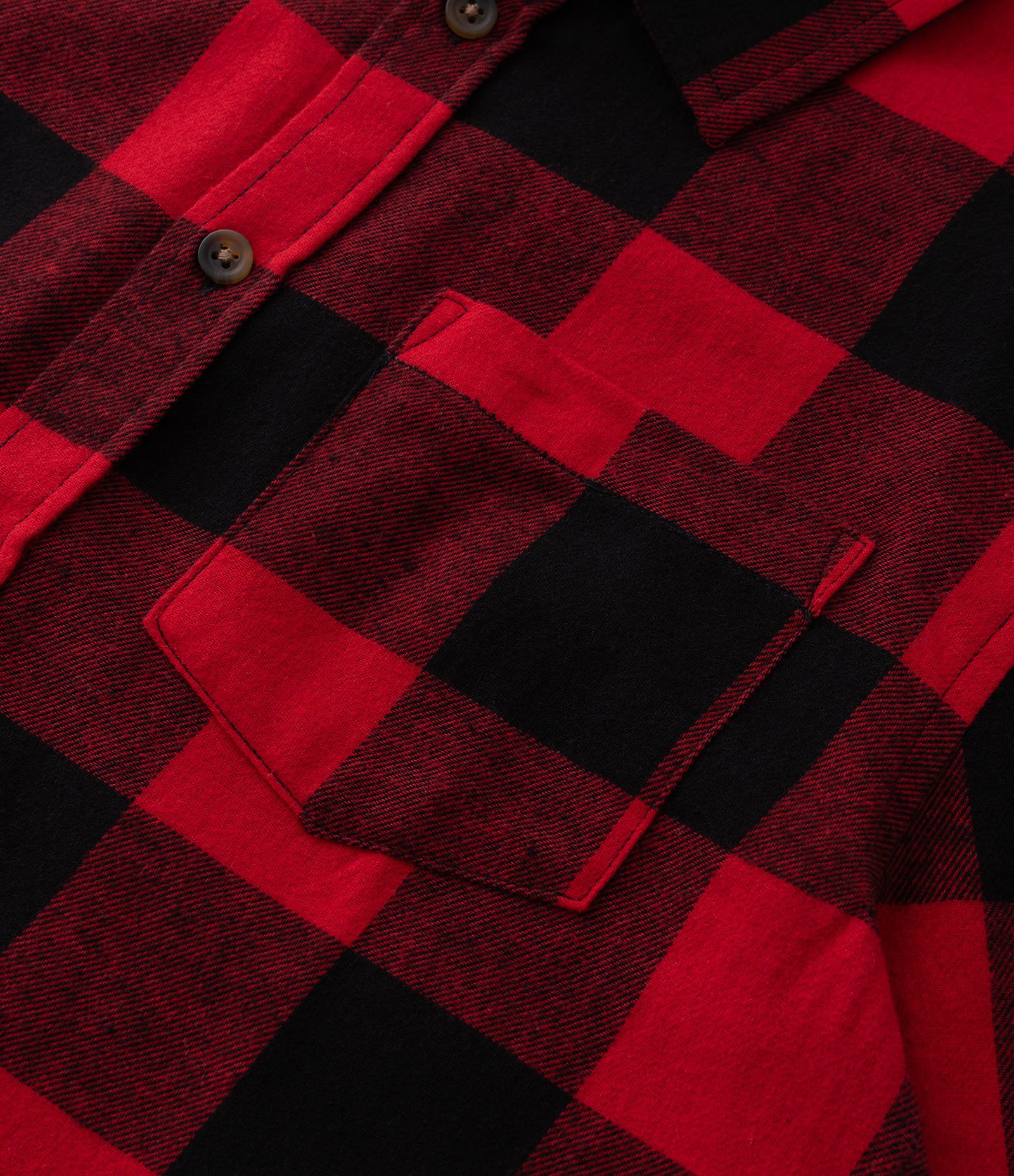 Camisa Manga Longa Infantil com Estampa Xadrez - Tam 5 a 14 anos Vermelho 5