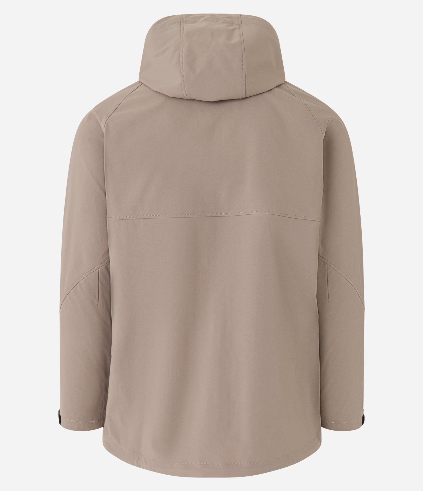 Jaqueta Esportiva Resistente a Água e com Capuz Bege 8