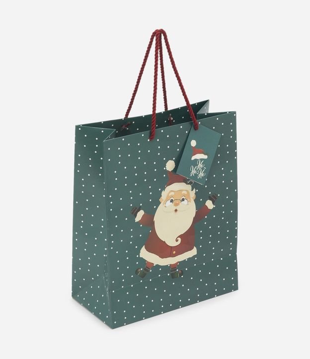 Embalagem de Presente com Estampa do Papai Noel