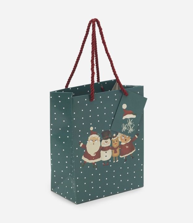 Embalagem de Presente com Estampa Natalina