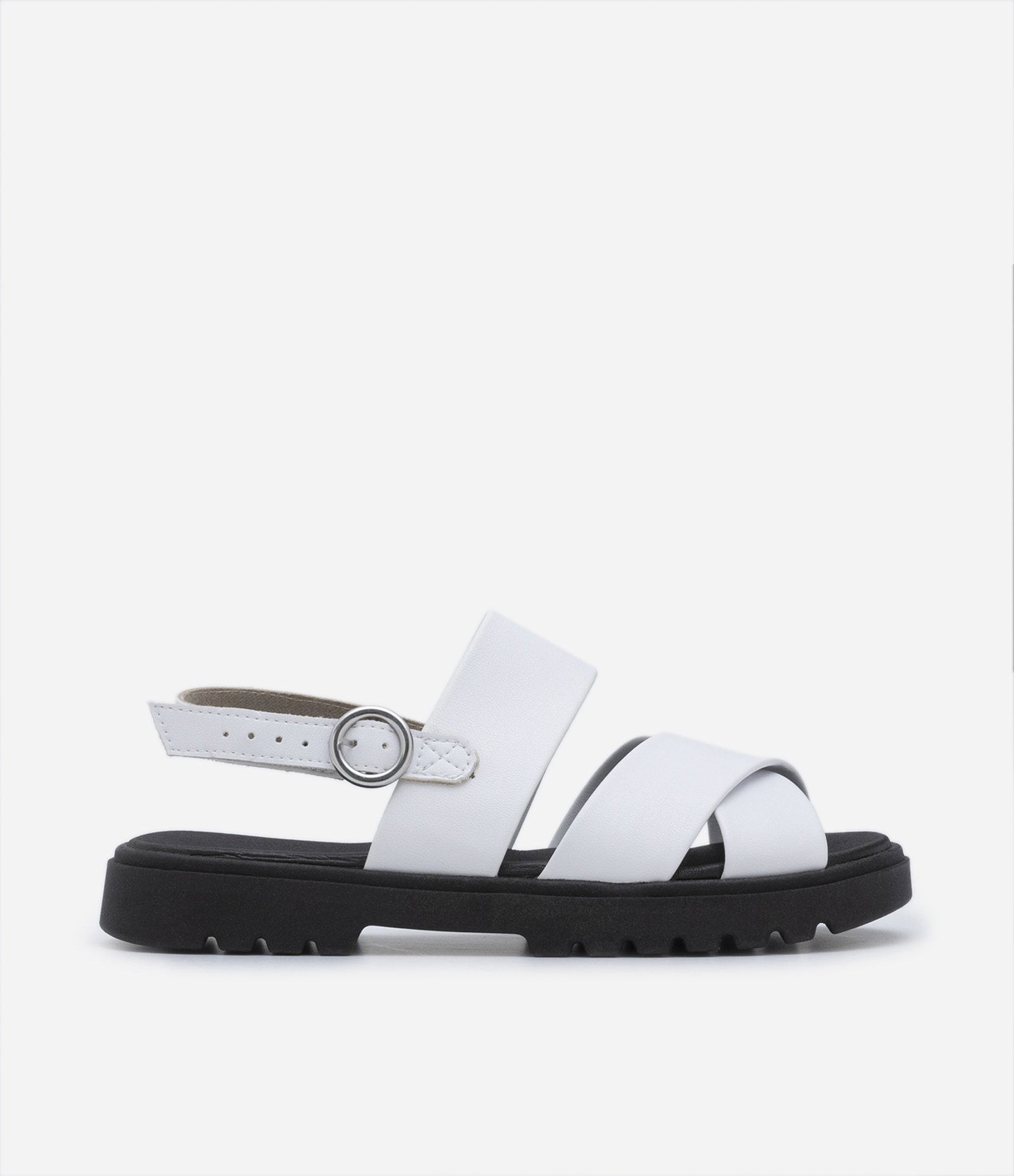 Sandália Tratotada Infantil com Tiras Largas - Tam 26 ao 36 Off White 2