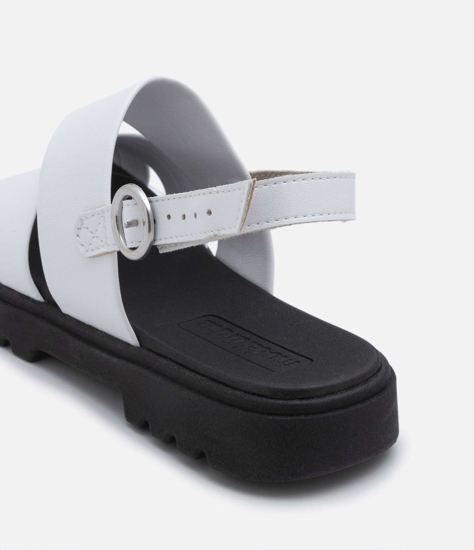 Sandália Tratotada Infantil com Tiras Largas - Tam 26 ao 36 Off White 3