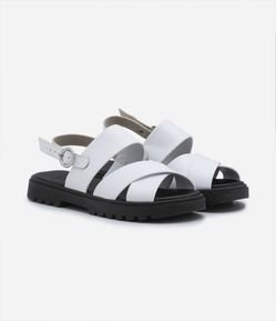 Sandália Tratotada Infantil com Tiras Largas - Tam 26 ao 36