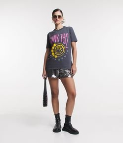 Short Runner Metalizado com Barra Arredondada