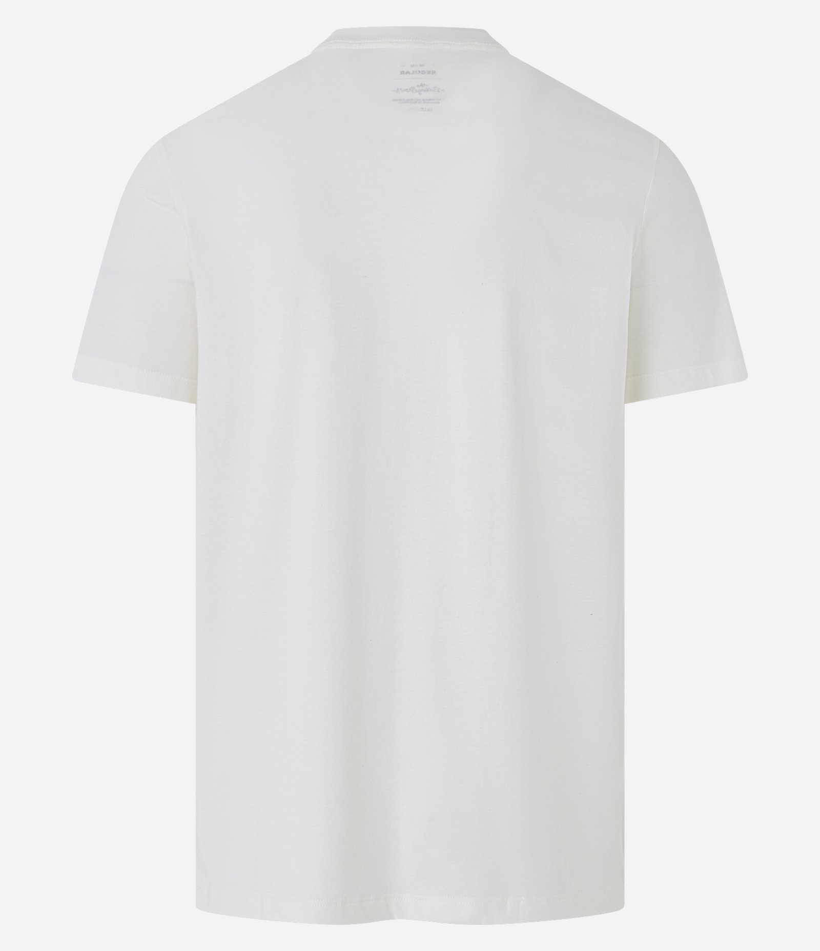 Camiseta Regular em Meia Malha com Lettering The Rolling Stones Off White 6