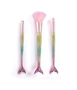 Kit Infantil Sereia com 3 Pincéis + Necessaire Alchemia