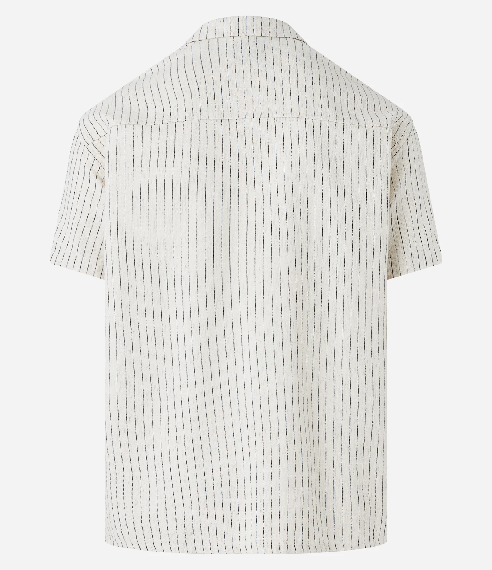Camisa Relaxed em Algodão com Estampa Listrada Off White 2