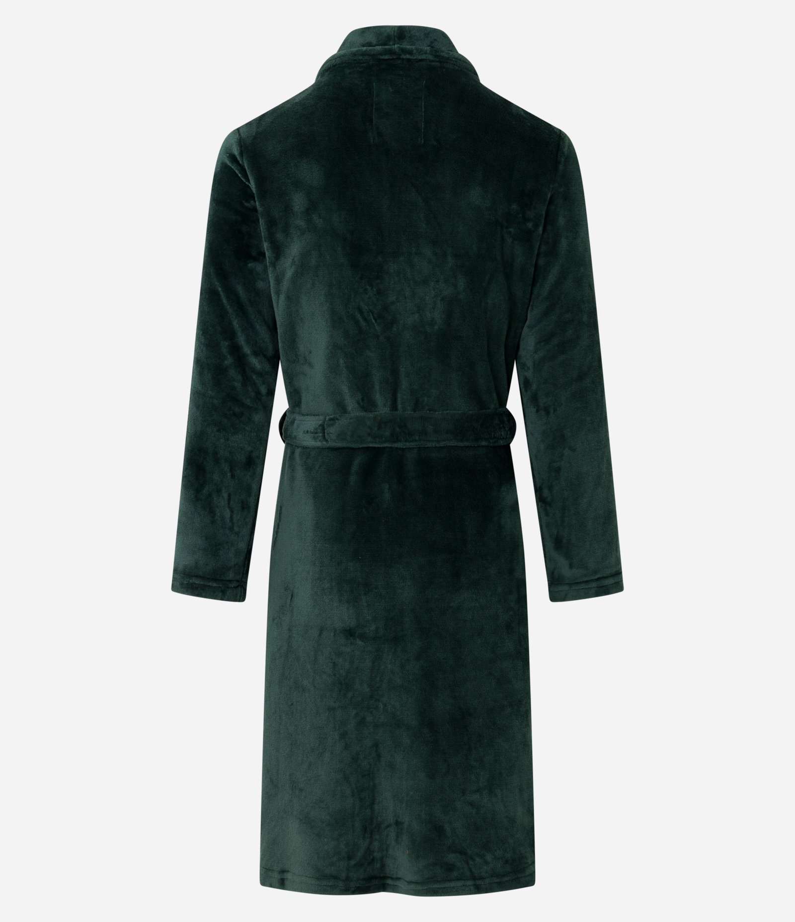 Roupão em Fleece com Amarração e Bolsos Verde 7