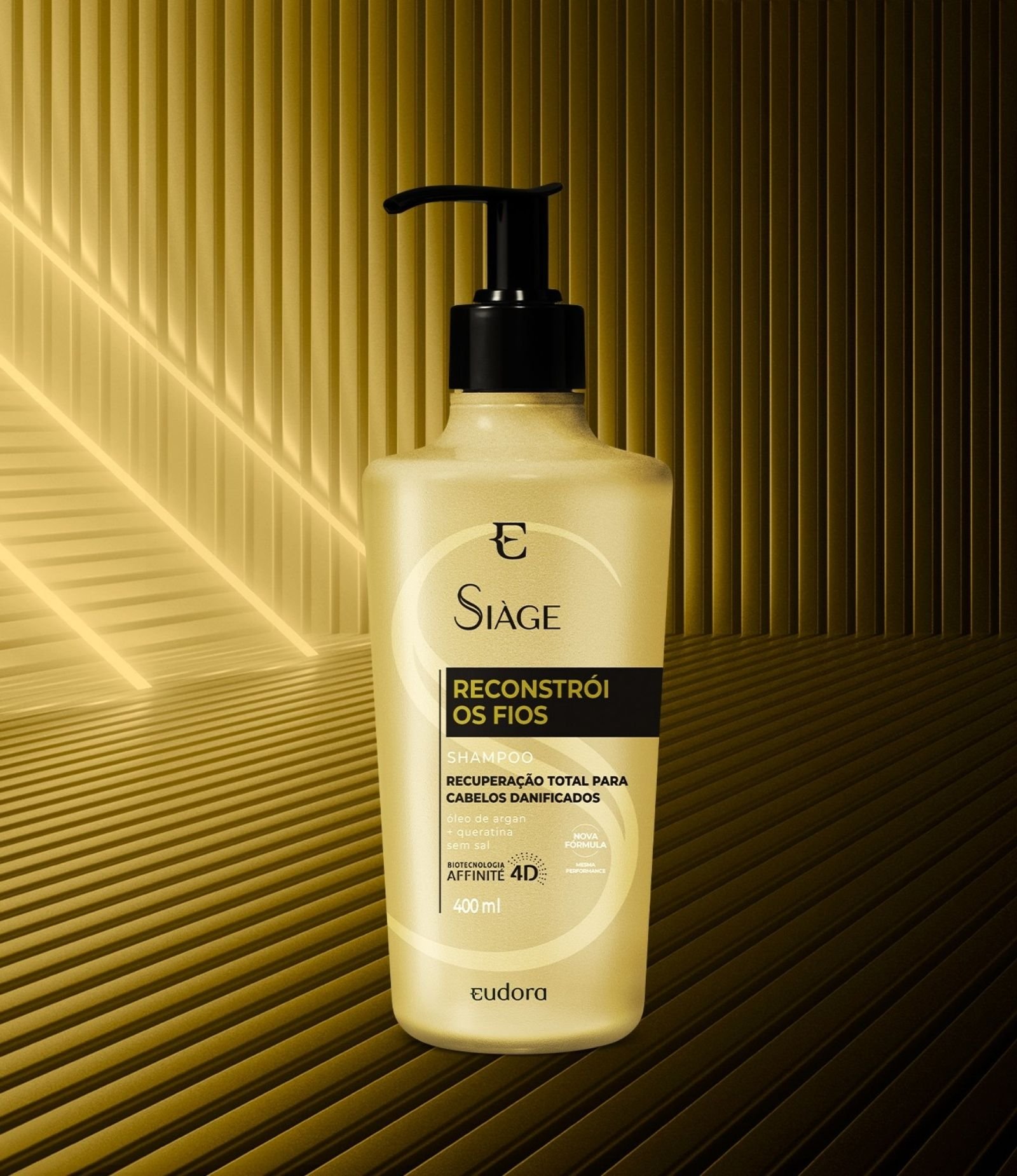 Shampoo Reconstrói os Fios Siage 400ml 2