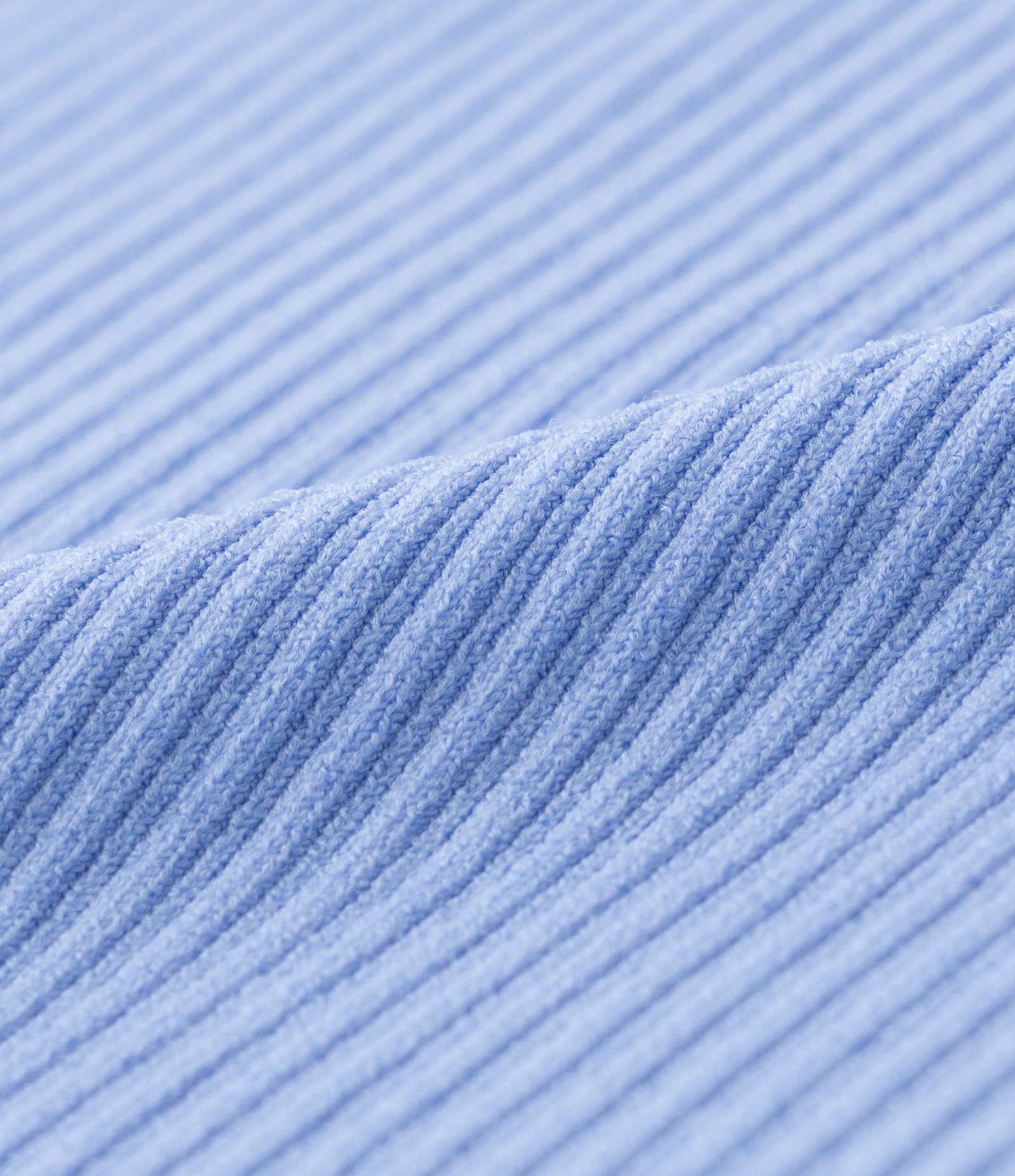 Blusa Manga Curta Infantil Canelada - Tam 5 a 14 anos Azul 3