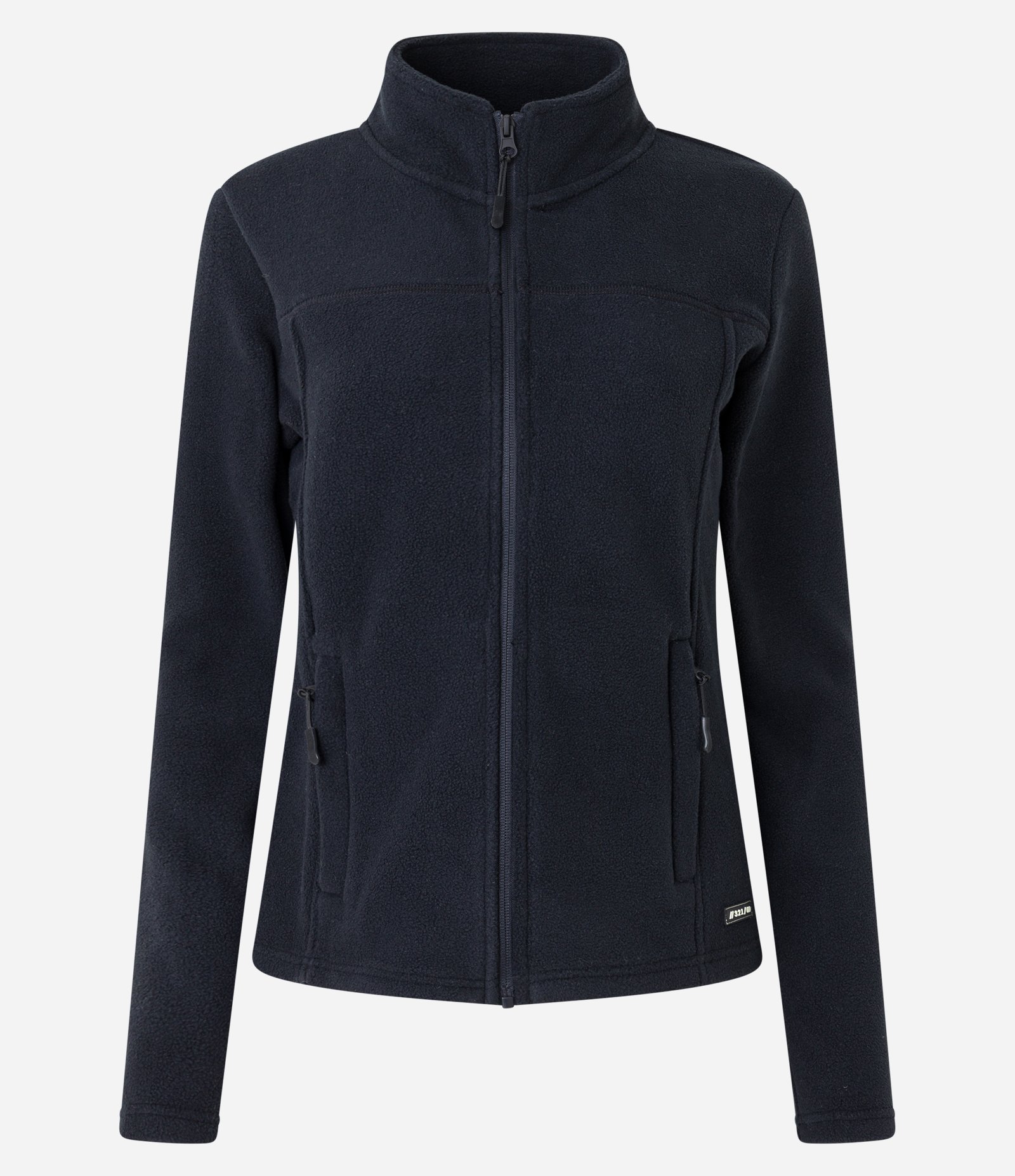 Jaqueta Esportiva em Fleece com Gola Alta Preto 7