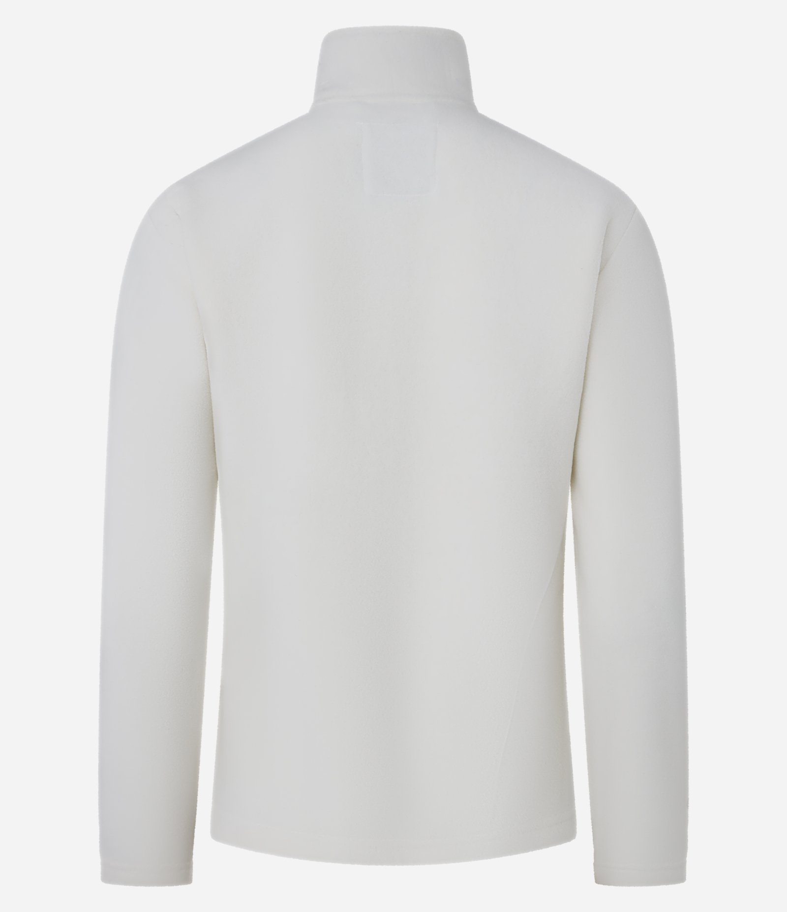 Jaqueta Esportiva em Fleece com Gola Alta Branco 8