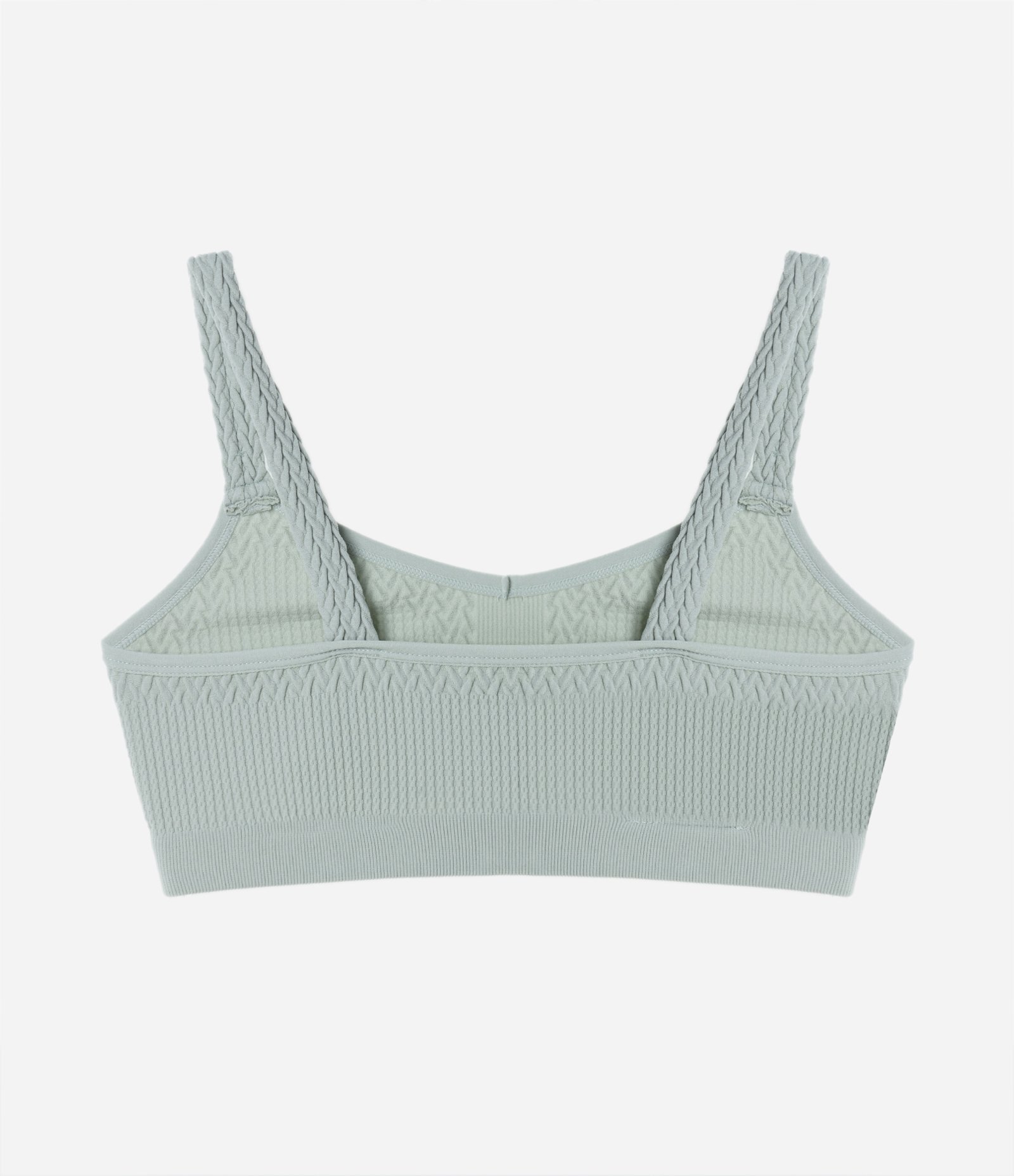 Sutiã Top em Poliamida Sem Bojo e Sem Costura Verde 6