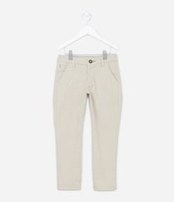 Calça Slim Infantil com Bolsos - Tam 5 a 14 anos