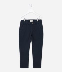 Calça Slim Infantil com Bolsos - Tam 5 a 14 anos