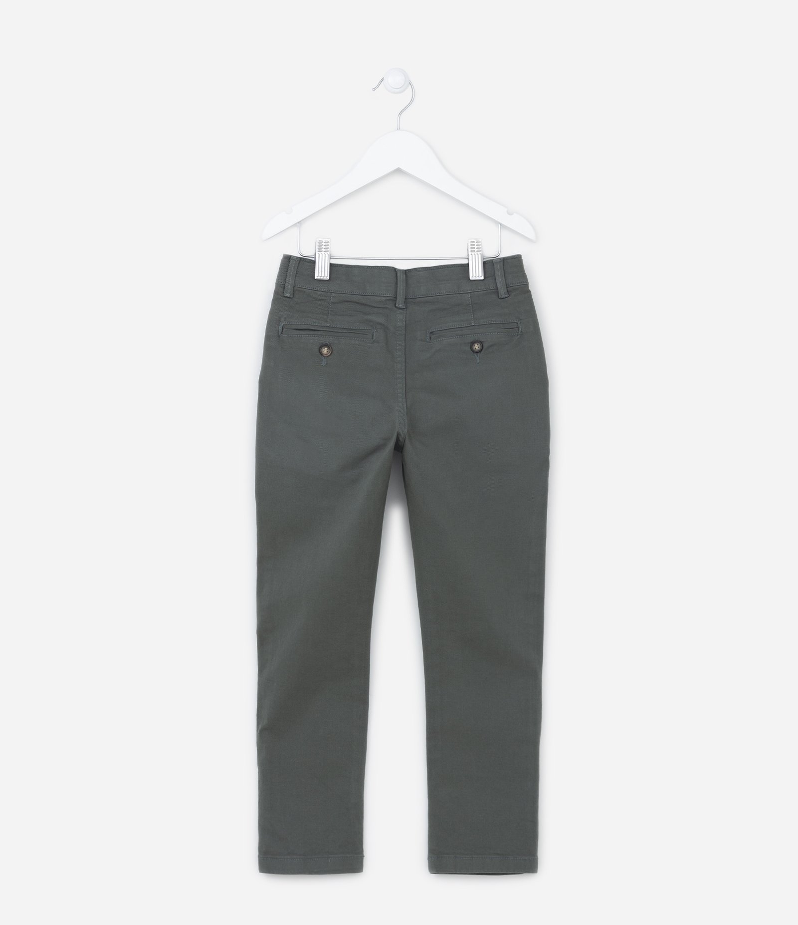 Calça Slim Infantil com Bolsos - Tam 5 a 14 anos 2