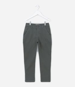 Calça Slim Infantil com Bolsos - Tam 5 a 14 anos