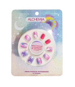Unhas Postiças Autoadesivas de Unicórnio Alchemia