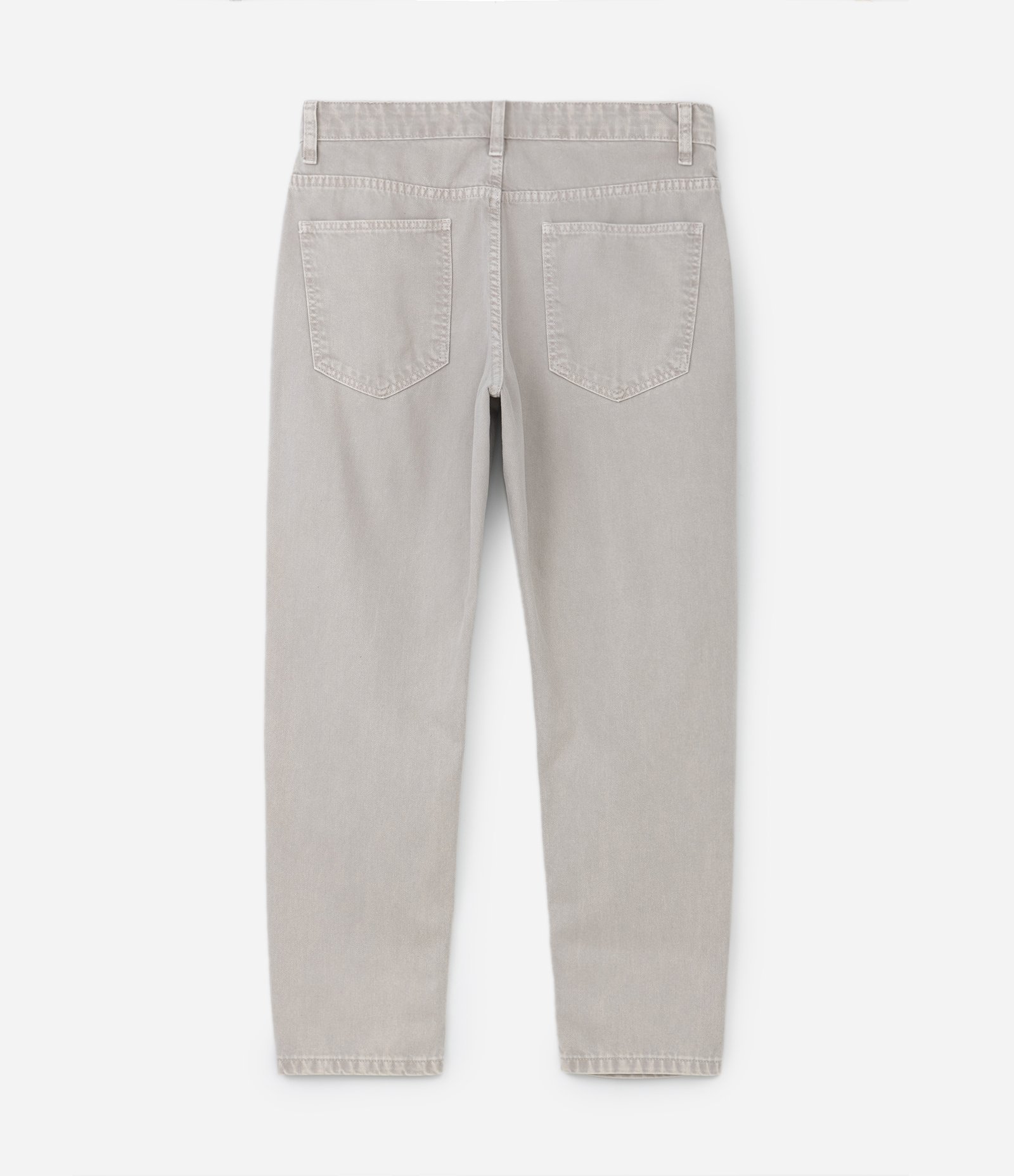 Calça Slim Cropped em Sarja com Bolsos 2