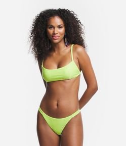 Biquíni Calcinha String em Poliamida com Lateral Fina