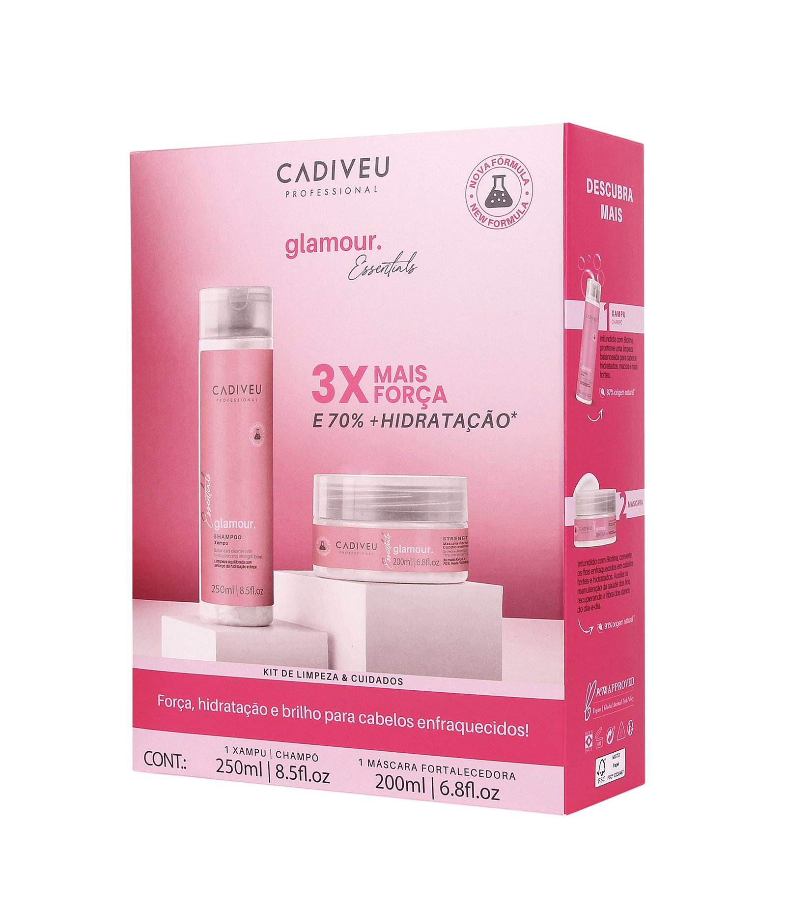 Kit de Limpeza HomeCare Glamour Cadiveu Professional KIT 1