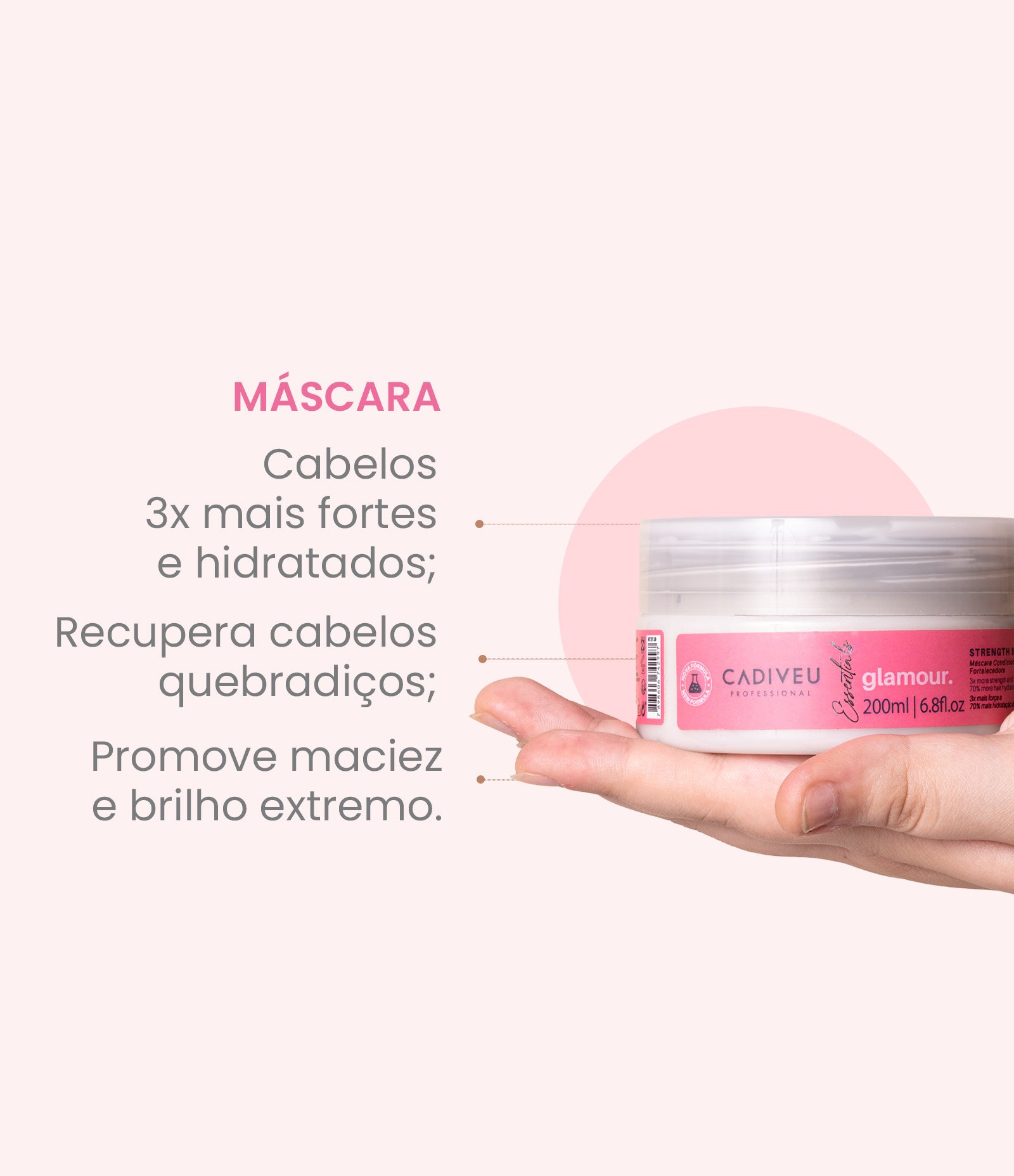 Kit de Limpeza HomeCare Glamour Cadiveu Professional KIT 4