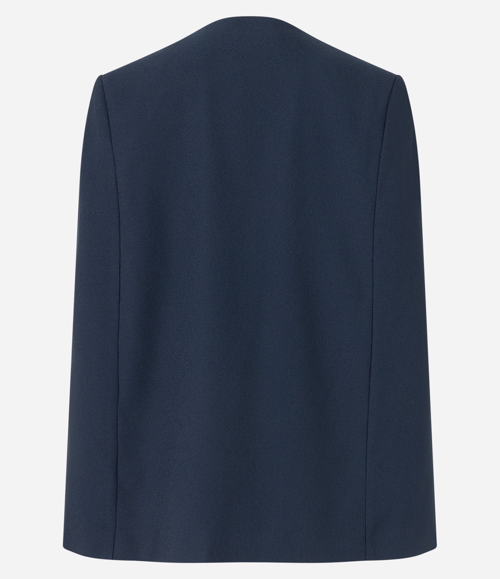 Blazer Alfaiatado com Abertura Estilo Capa Azul 3