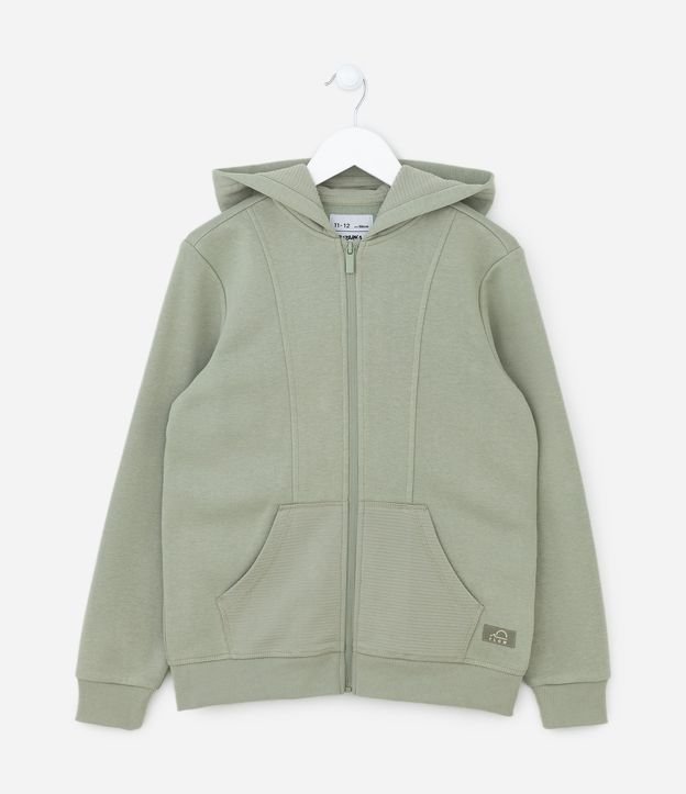 Jaqueta Canguru Infantil Moletom - Tam 5 a 14 anos