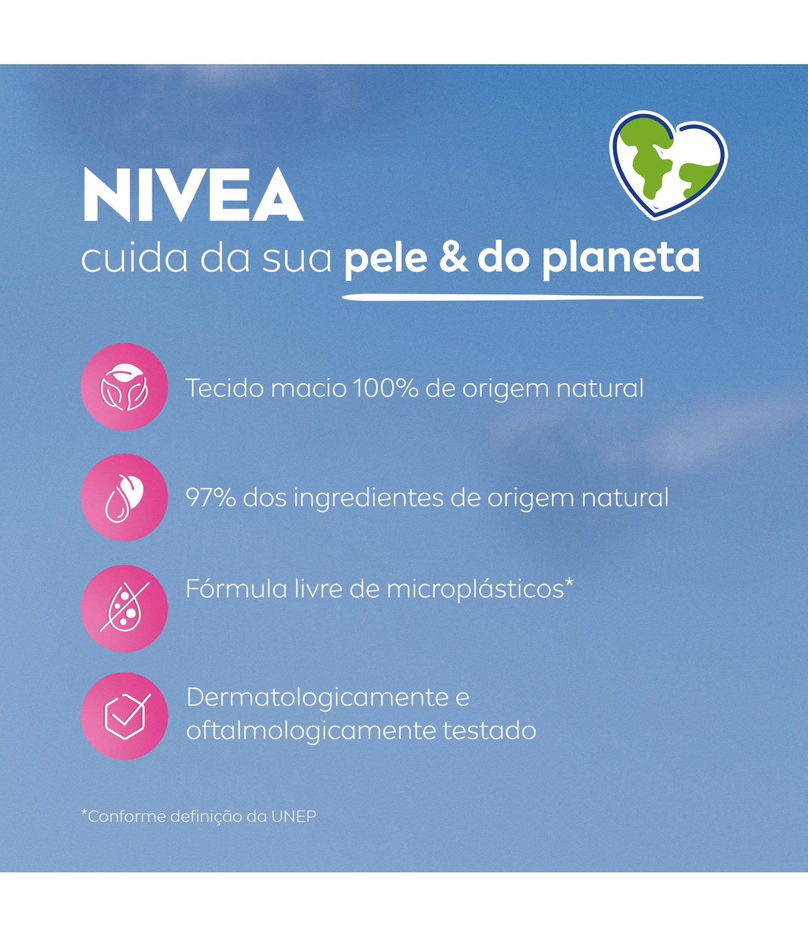 Lenços de Limpeza Facial Ação Hidratante 3 em 1 Nivea  U 7