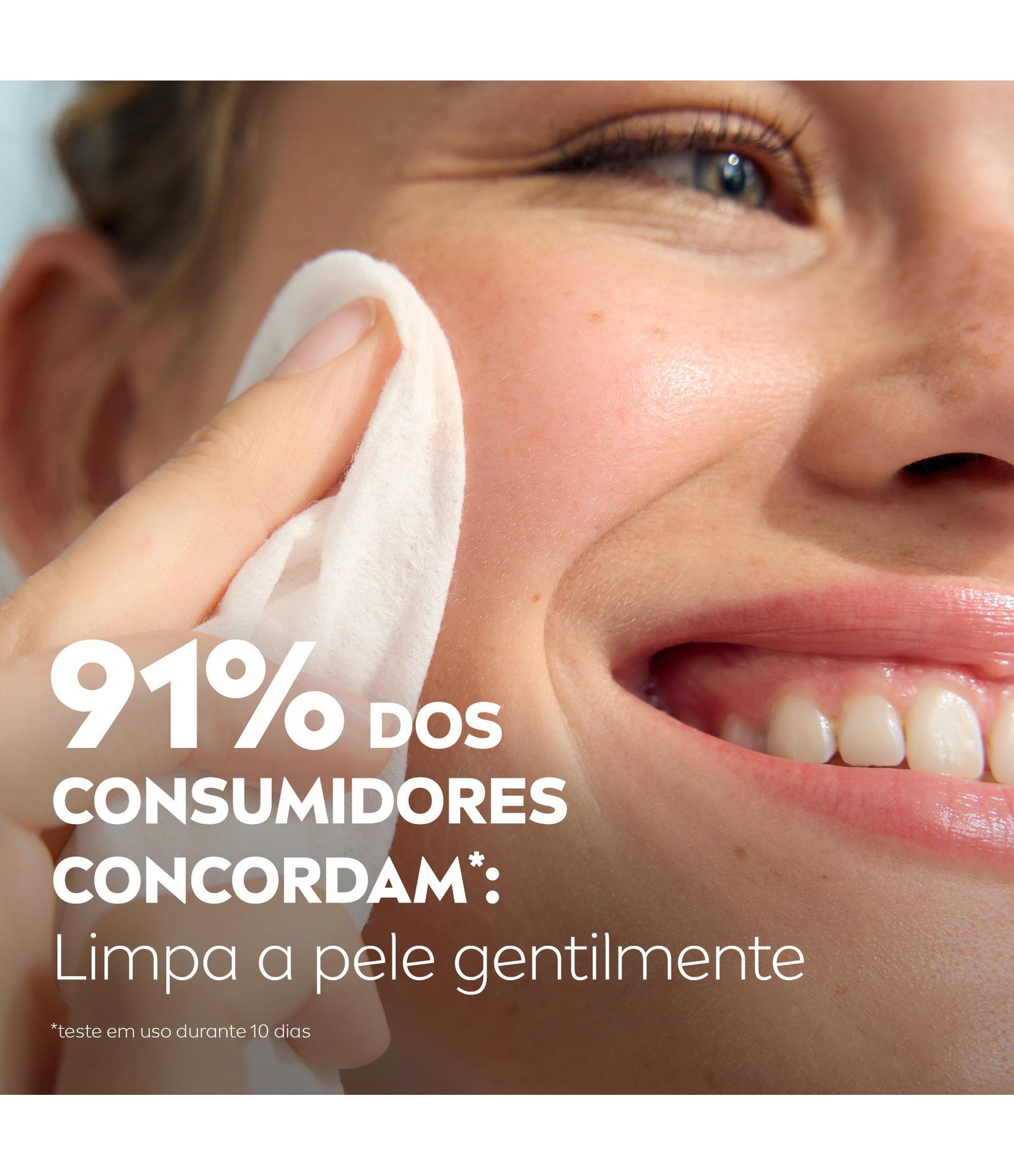 Lenços de Limpeza Facial Ação Hidratante 3 em 1 Nivea  U 8