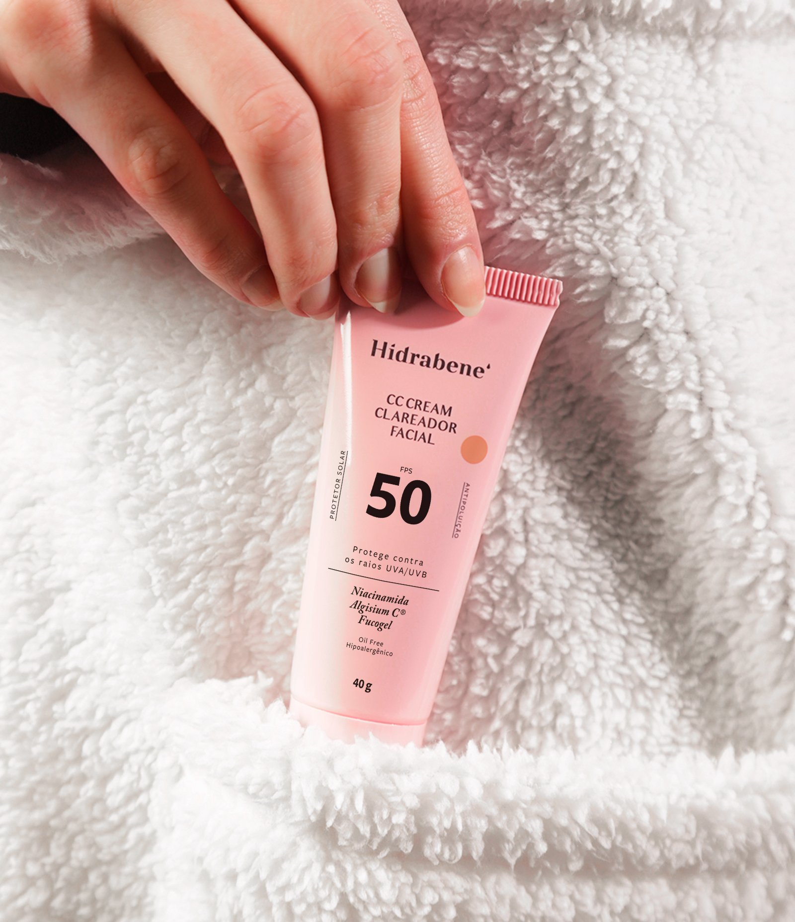 CC Cream Facial FPS 50 Hidrabene 40g 3