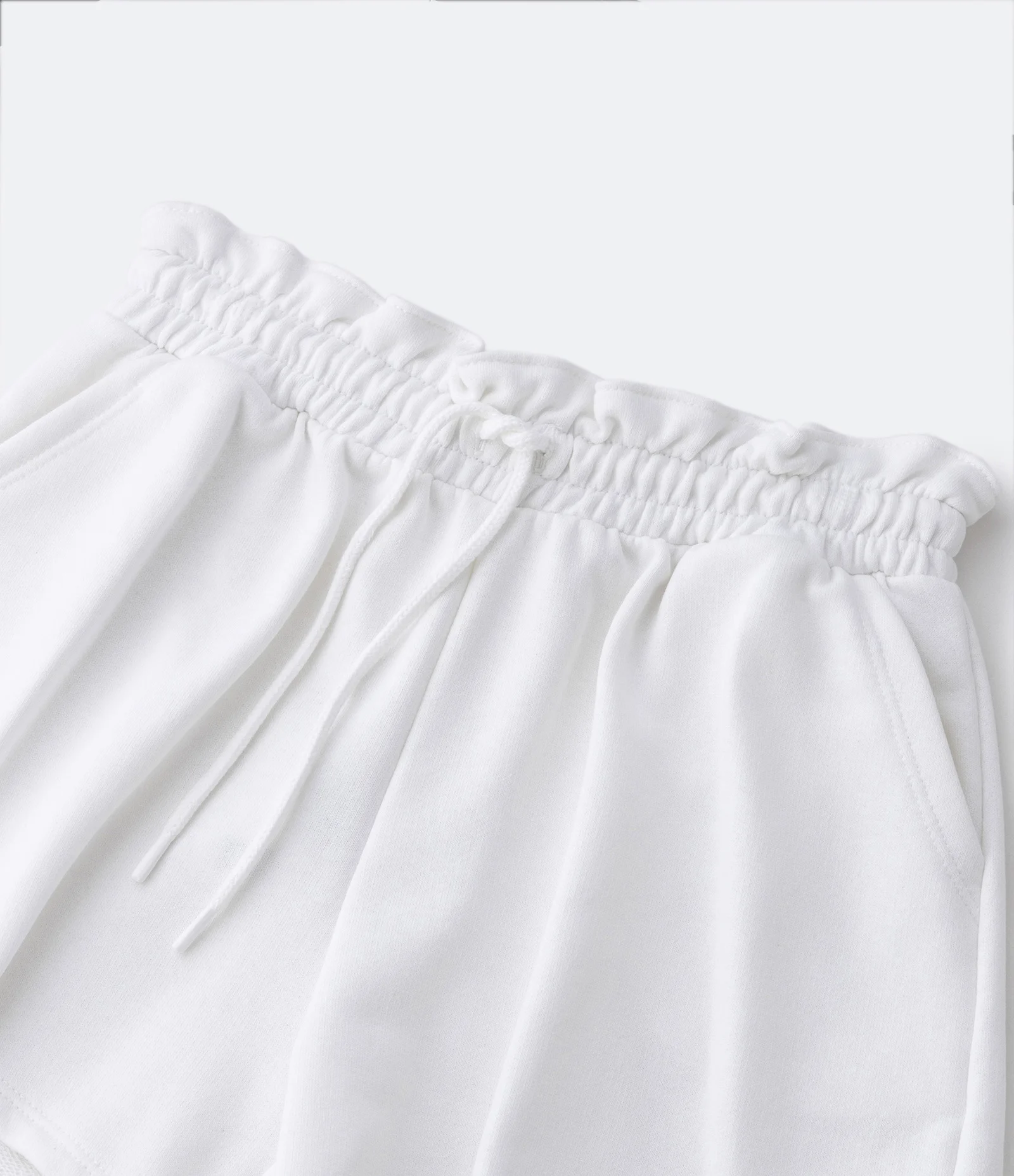Short Clochard Infantil em Moletinho com Bolso - Tam 5 a 14 Anos Branco 5