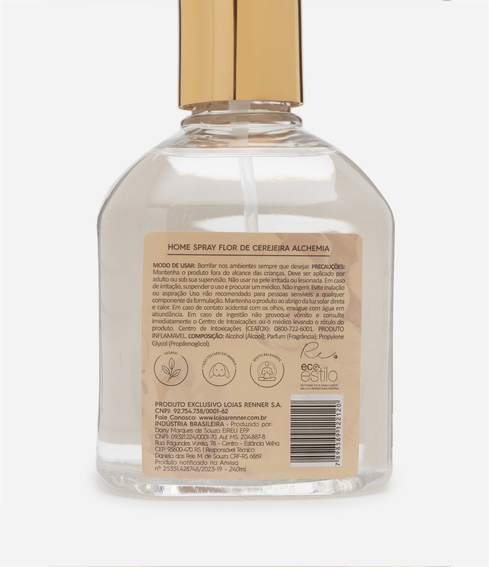 Home Spray Flor de Cerejeira Alchemia 240ml 2