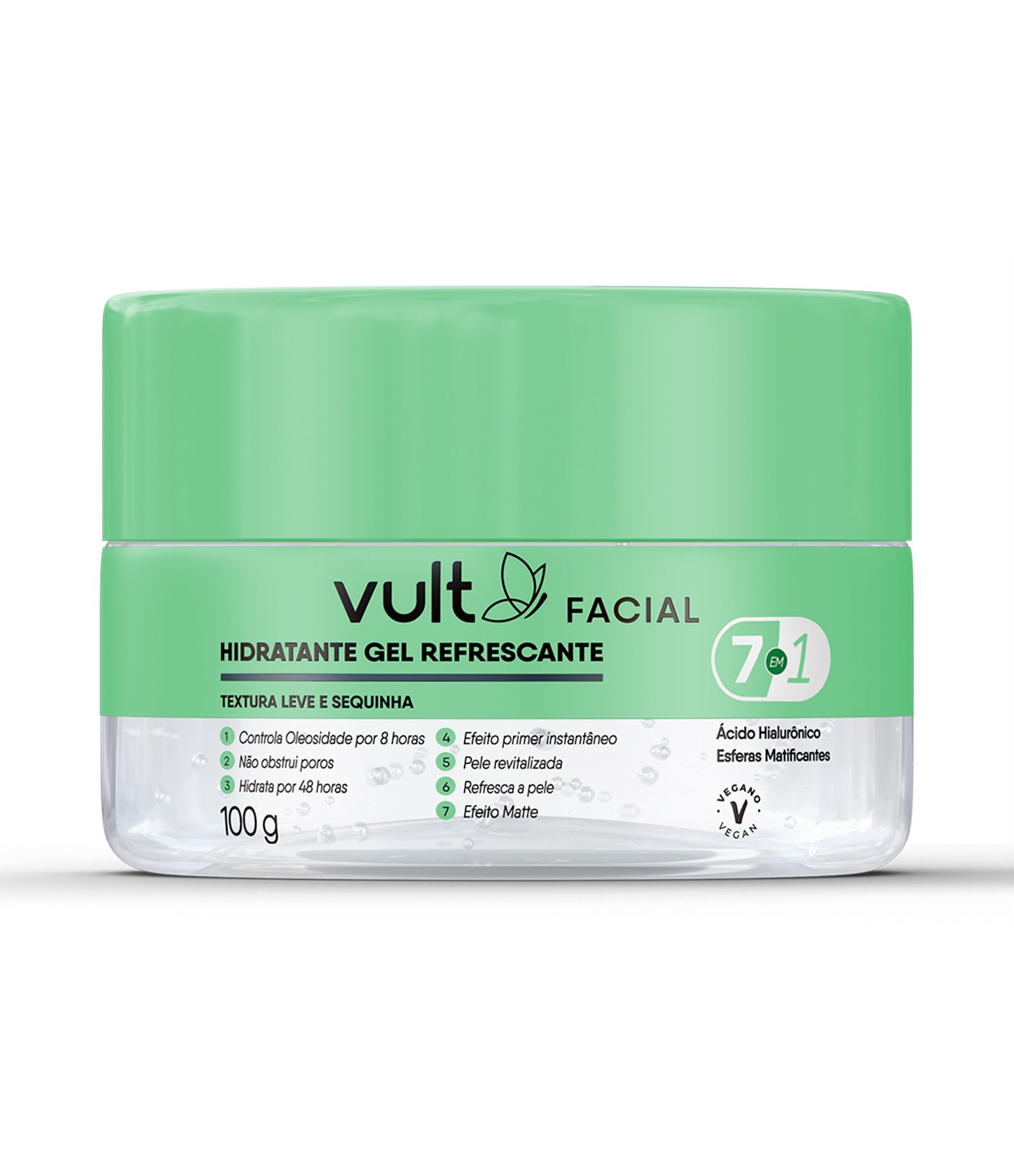 Gel Facial Hidratante Refrescante Vult 100g 1